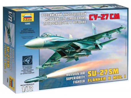 698 model kit lietadlo zvezda 7295 su 27sm 1 72