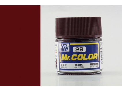 7184 mr color gunze c029 lodna cervena