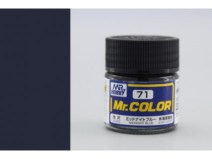 7439 mr color gunze c071 polnocna modra