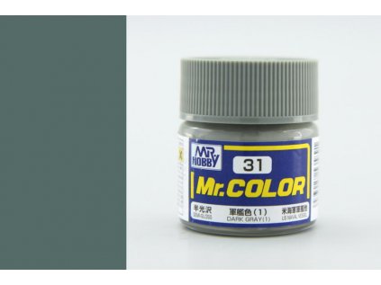 7454 mr color gunze c031 tmavo seda 1