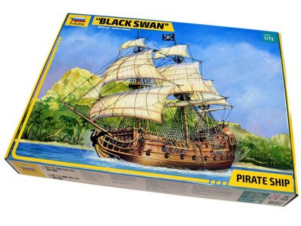 752 model kit lod zvezda 9031 black swan 1 72