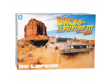 7688 model kit auto aoshima ao05918 back to the future iii delorean 1 24