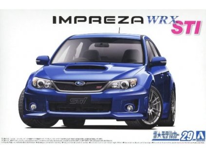 7691 model kit auto aoshima 052358 subaru grb impreza wrx sti 1 24