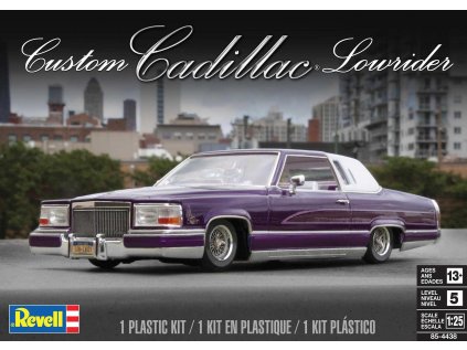7913 plastovy model auto revell monogram 4438 custom cadillac lowrider 1 25