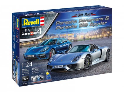 7925 darcekovy set auto revell 05681 porsche set 1 24