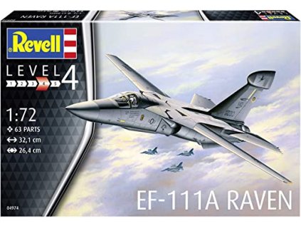 8027 plastovy model lietadlo revell 04974 ef 111a raven 1 72