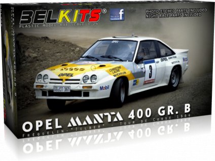 8081 model kit auto belkits bel008 opel manta 400 gr b 1 24