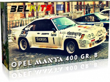 8084 model kit auto belkits bel009 opel manta 400 gr b 1 24