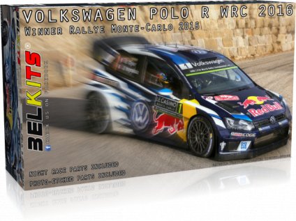 8090 model kit auto belkits bel011 volkswagen polo r wrc 2016 1 24