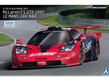 8132 model kit auto aoshima ao00751 mclaren f1 gtr 1997 le mans 24h 44 1 24