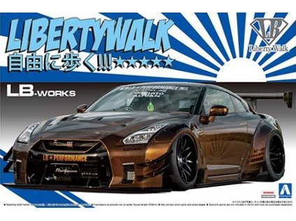 8204 model kit auto aoshima ao05591 lb works nissan r35 gt r type 2 ver 1 1 24