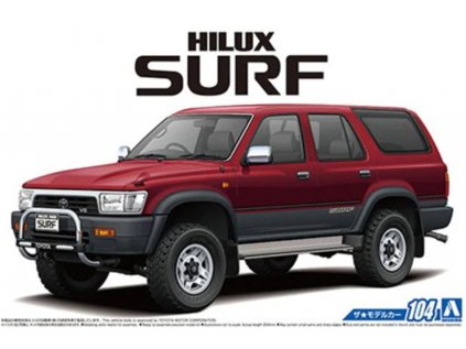 8225 model kit auto aoshima ao05698 toyota vzn130g hilux surf ssr x wide body 1 24