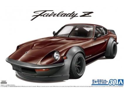 8264 model kit auto aoshima ao05844 nissan s30 fairlady z aero custom 75 1 24