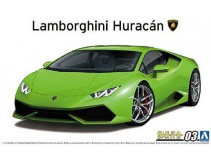 8267 model kit auto aoshima ao05846 lamborghini huracan 1 24