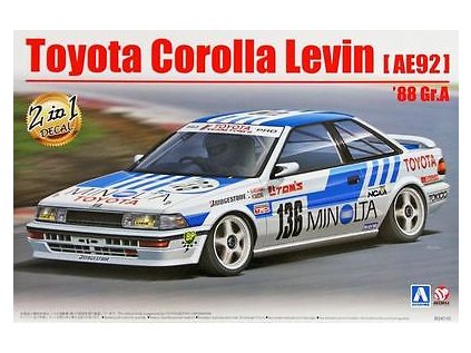 8321 model kit auto beemax b24010 toyota corolla levin ae92 1 24