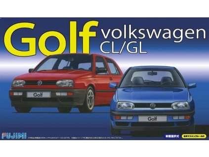 8456 model kit auto fujimi fu12639 volkswagen golf iii cl gl 1 24