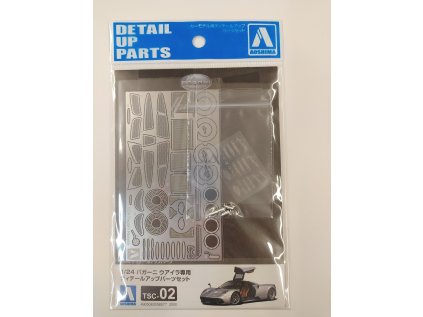 8486 detail up parts aoshima ao05807 pagani huayra 1 24