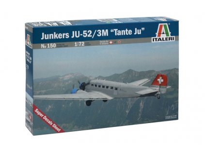 851 model kit lietadlo italeri 0150 junkers ju 52 3 m tante ju 1 72