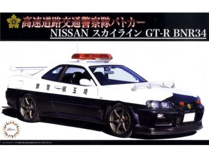 8540 model kit auto fujimi fu03977 nissan skyline gt r bnr34 patrol car 1 24