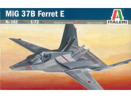 857 model kit lietadlo italeri 0162 mig 37b ferret e 1 72