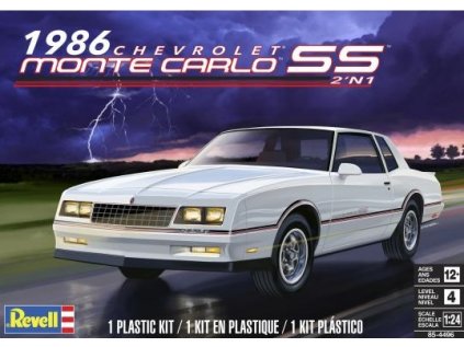 8675 plastovy model auto revell monogram 4496 1986 monte carlo ss 2 n1 1 24