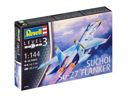 869 plastovy model lietadlo revell 03948 su 27 flanker 1 144