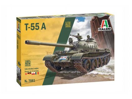 8690 model kit tank italeri 7081 t 55 a 1 72