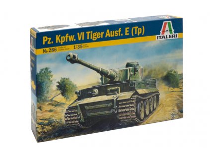 875 model kit military italeri 0286 tiger i ausf e h1 1 35