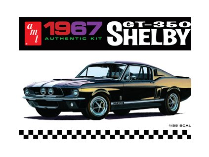 Plastový model auto AMT 0800 - 1967 Shelby Ford Mustang GT350 (1:25)