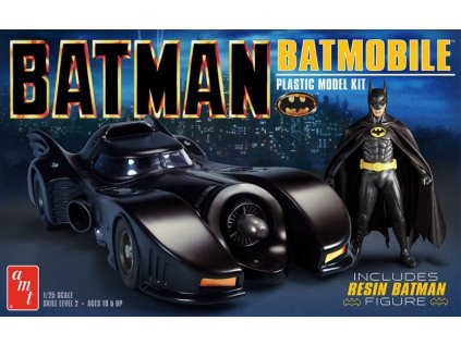 Plastový model auto AMT 1107 - Batman 1989 Batmobile and Batman figure (1:25)