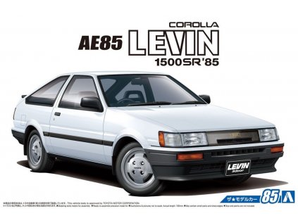 Model Kit auto AOSHIMA AO05968 - Toyota AE85 Corolla Levin 1500SR '85 (1:24)