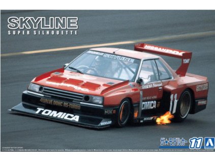 Model Kit auto AOSHIMA AO06102 - Nissan KDR30 Skyline Super Silhouette '82 (1:24)