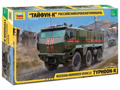 Model Kit military ZVEZDA 3701 - Typhoon-K 6X6 Armoured Vehicle (1:35)