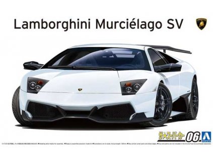 Model Kit auto AOSHIMA AO05901 - Lamborghini Murcielago SV 2009 (1:24)