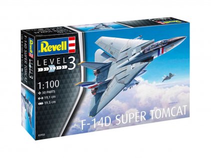 911 plastovy model lietadlo revell 03950 f 14d super tomcat 1 100