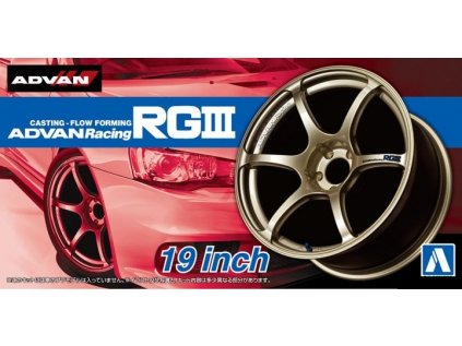 Disky AOSHIMA AO05329 - ADVAN Racing RG III 19 inch (1:24)