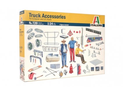 929 model kit doplnky italeri 0720 truck accessories 1 24
