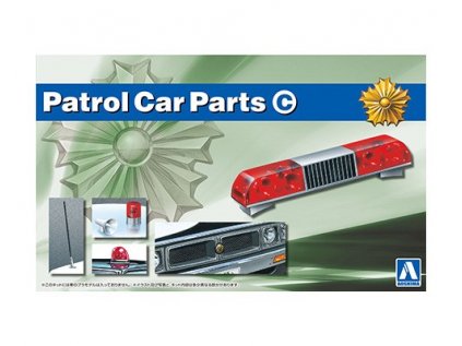 Doplnok AOSHIMA AO05976 - Patrol Car Parts C (1:24)