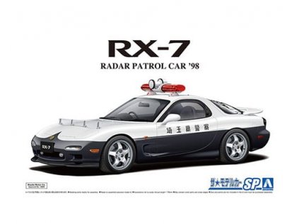 Model Kit auto Aoshima AO05922 - Mazda FD3S RX-7 Radar Patrol Car '98 (1:24)