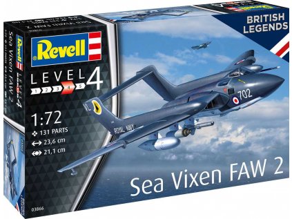 Plastový model lietadlo REVELL 03866 - Sea Vixen FAW 2 "70th Anniversary" (1:72)