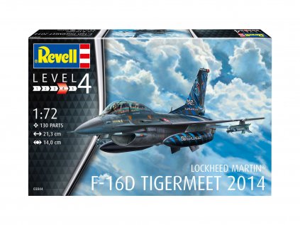 Plastový model lietadlo REVELL 03844 - Lockheed Martin F-16D Tigermeet 2014 (1:72)