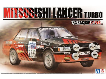Model Kit auto BEEMAX B24022 - Mitsubishi Lancer Turbo '84 RAC Rally Ver. (1:24)