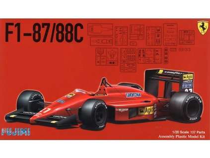 Model Kit formula FUJIMI FU09198 - Ferrari F1-87/88C (1:20)