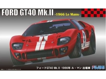 Model Kit auto FUJIMI FU12606 - Ford GT40 Mk II 66 Le Mans (1:24)