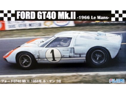 Model Kit auto FUJIMI FU12604 - Ford GT40 Mk-II 66 Le Mans (1:24)