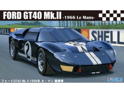 Model Kit auto FUJIMI FU12603 - Ford GT40 Mk-II 66 Le Mans Winner (1:24)