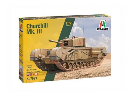 Model Kit tank ITALERI 7083 - Churchill Mk. III (1:72)