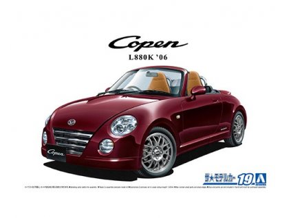 Model Kit auto Aoshima AO05829 - Daihatsu Copen L880K Open 2006 (1:24)