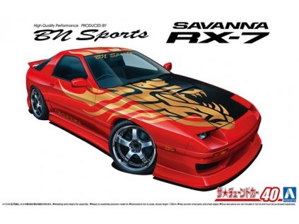 Model Kit auto Aoshima AO06150 - BN Sports FC3S Mazda RX-7 1989 (1:24)