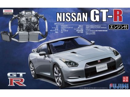 Model Kit auto FUJIMI FU03794 - Nissan GT-R (R35) w/Engine (1:24)